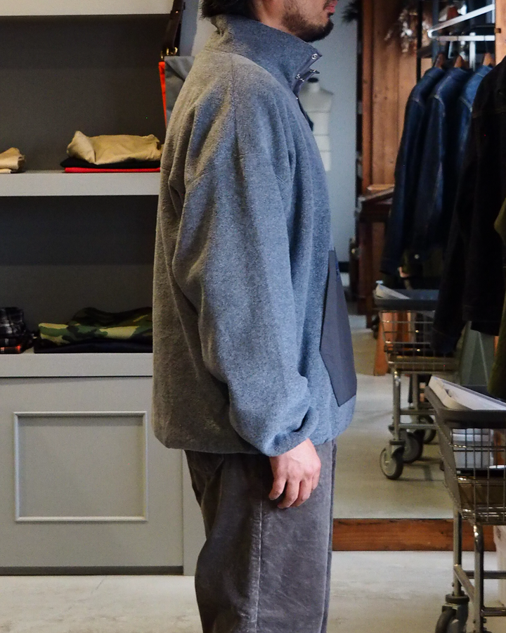 DELICIOUS デリシャス Fleece Snap Pullover - L.GRY