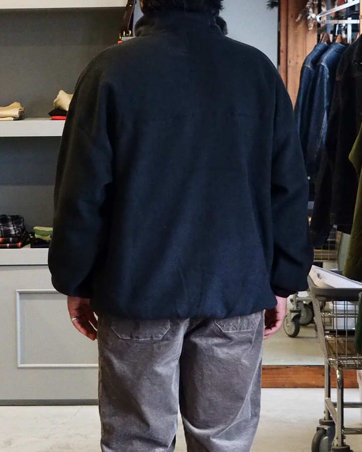 DELICIOUS デリシャス Fleece Snap Pullover - BLK