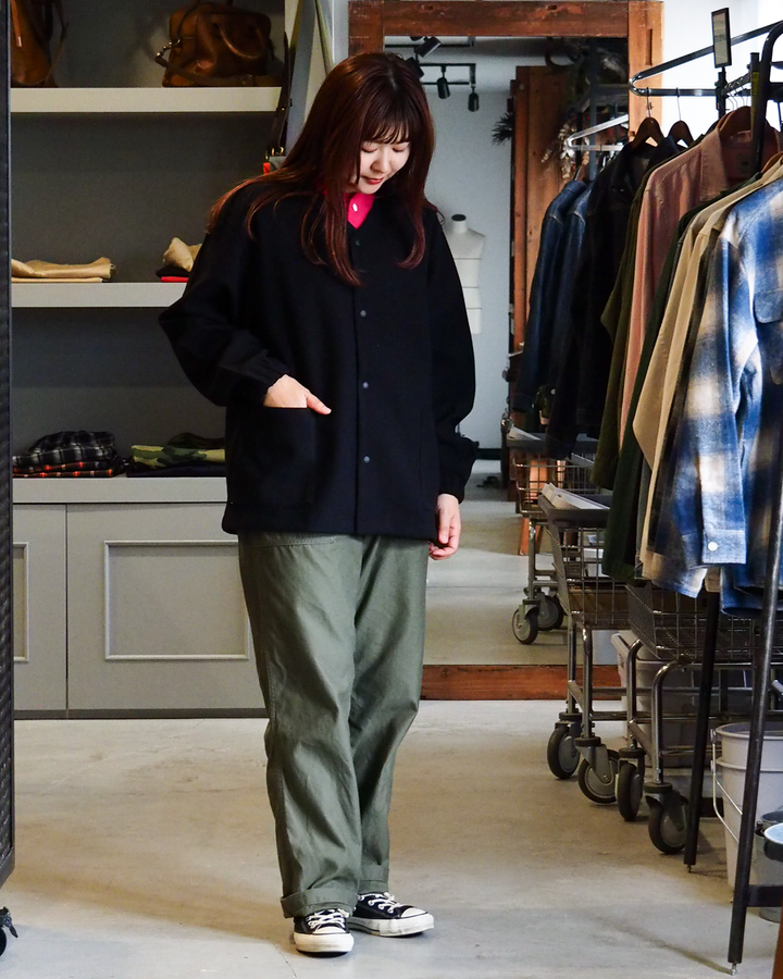 DELICIOUS デリシャス Melton Cardigan - BLK
