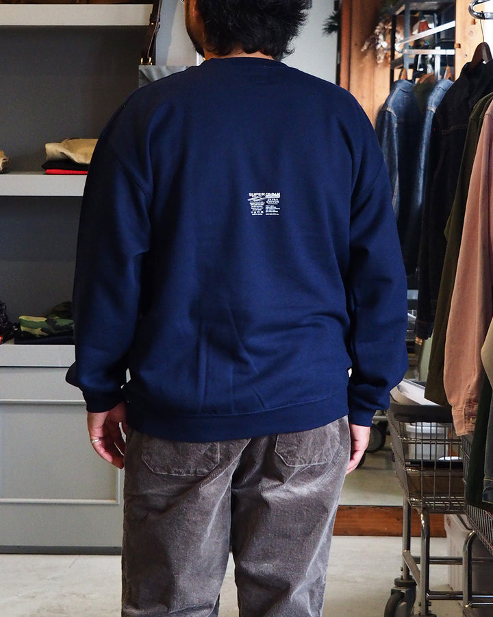 O.K. オーケー SAIKO Stitch Crew Sweat Navy