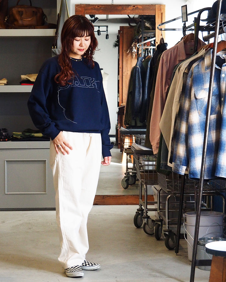 O.K. オーケー SAIKO Stitch Crew Sweat Navy