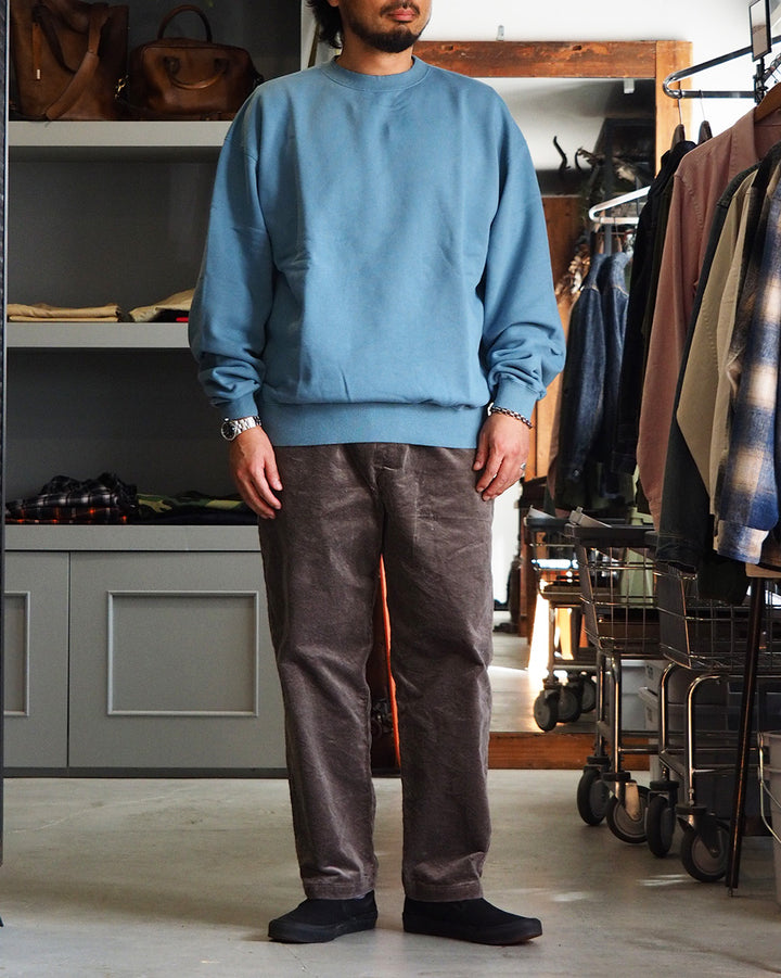 DELICIOUS デリシャス Urban Crew Sweat - BLU