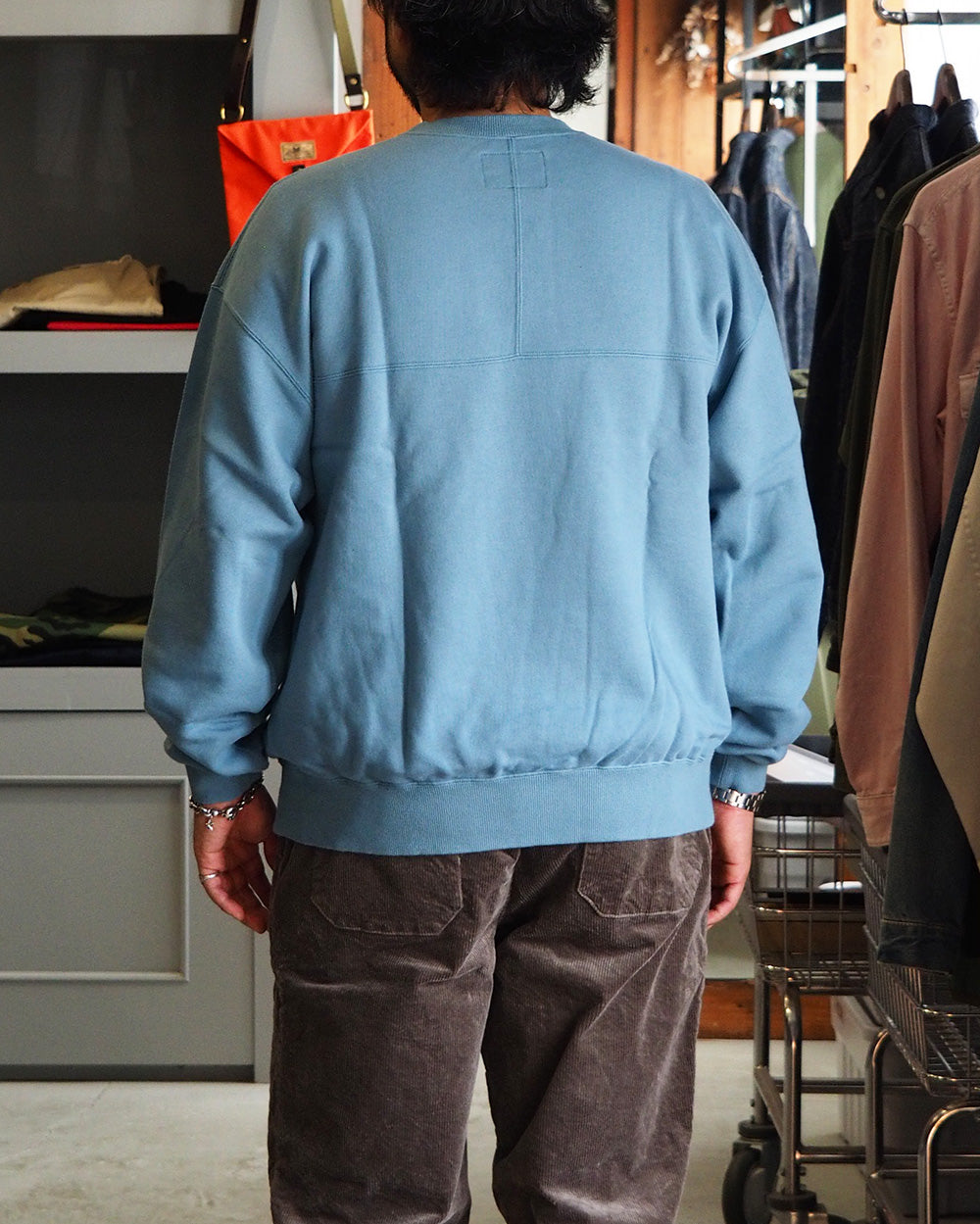 DELICIOUS デリシャス Urban Crew Sweat - BLU