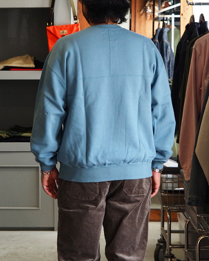 DELICIOUS デリシャス Urban Crew Sweat - BLU