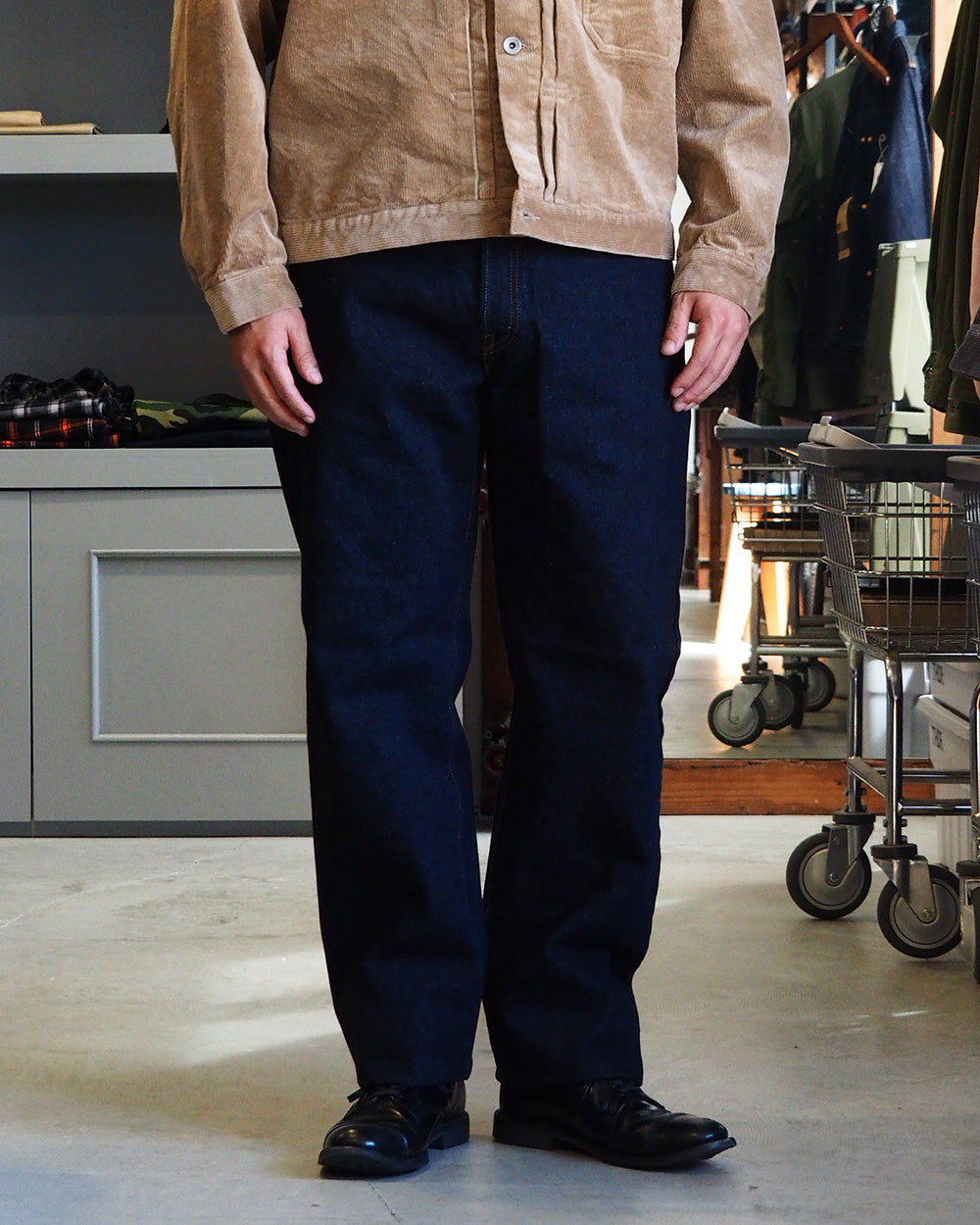 FOB factory 工廠 FOB F165 赤耳車庫丹寧五口袋牛仔褲