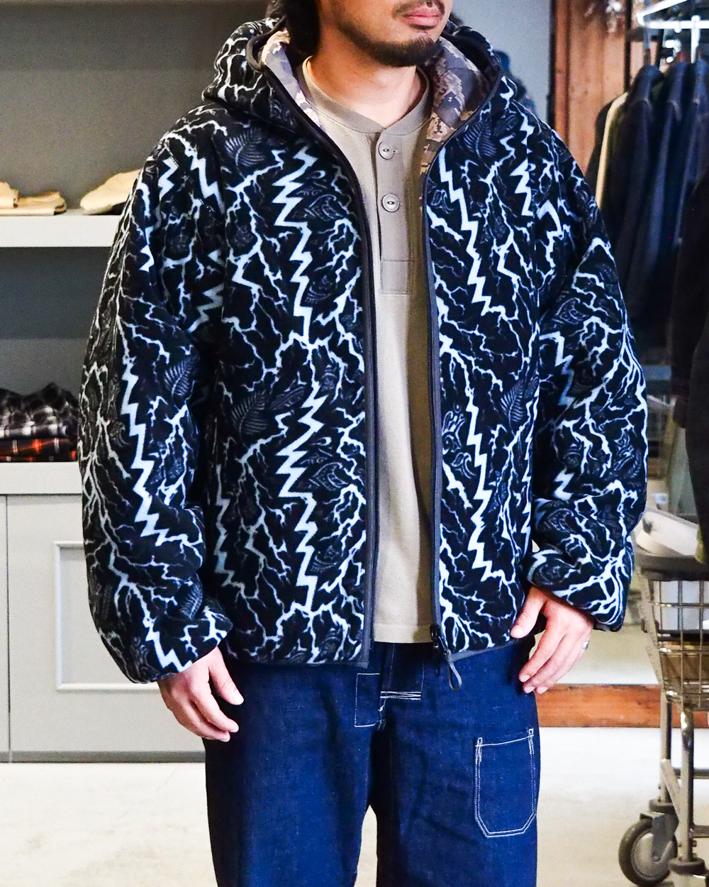 SUN SURF サンサーフ SS16059 REVERSIBLE PRIMALOFT JACKET