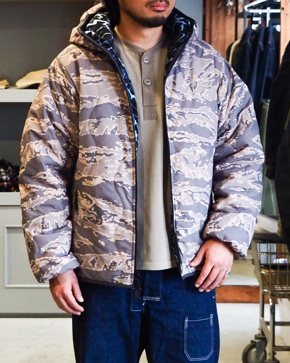 SUN SURF サンサーフ SS16059 REVERSIBLE PRIMALOFT JACKET