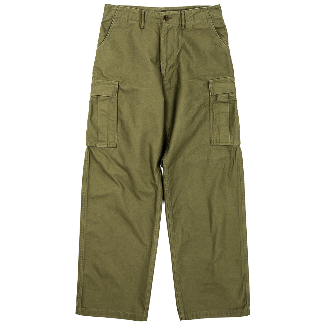 WORKERS ワーカーズ M-65 Trousers Mod, OD Reversed Sateen