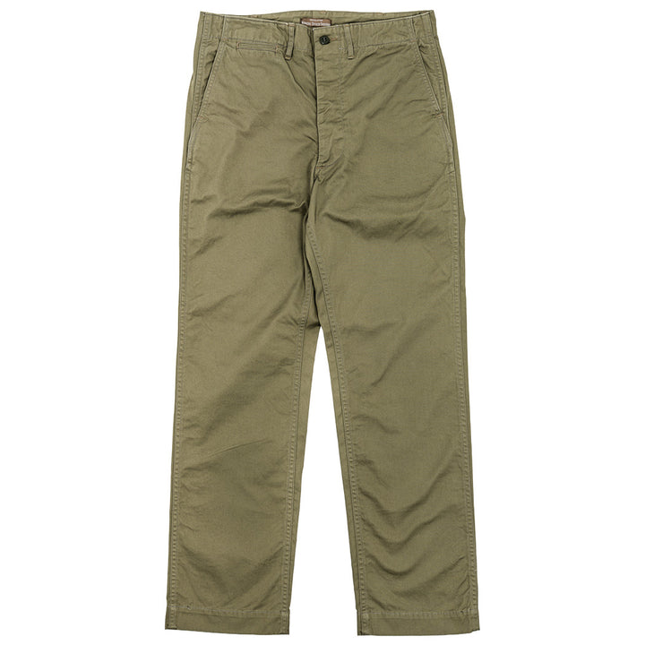 WORKERS ワーカーズ Officer Trousers, Regular Fit, 8 oz Hunter Green Chino