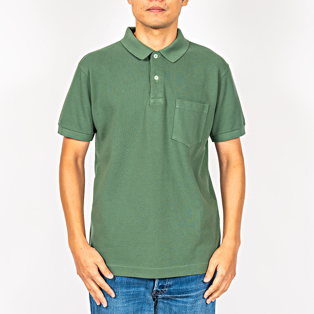 WORKERS Modified Fit Polo Forest Green