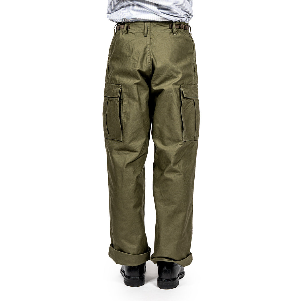 WORKERS ワーカーズ M-65 Trousers Mod, OD Reversed Sateen