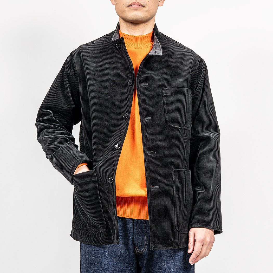 WORKERS ワーカーズ Forestier, Heavy Corduroy, Black