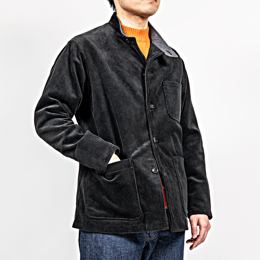 WORKERS ワーカーズ Forestier, Heavy Corduroy, Black