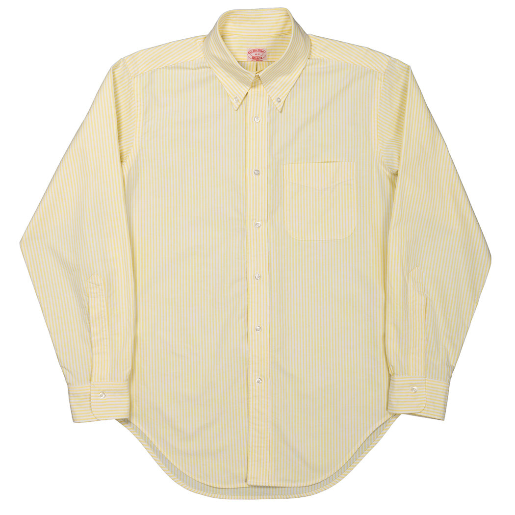 WORKERS ワーカーズ 7 Button BD, Stripe OX, Yellow