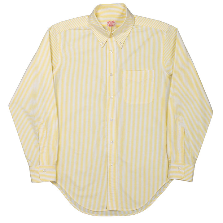 WORKERS ワーカーズ 7 Button BD, Stripe OX, Yellow
