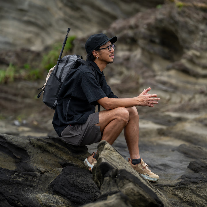 RIDGE MOUNTAIN GEAR リッジマウンテンギア Comfy Pullover Short Sleeve Shirt Trail Shadow
