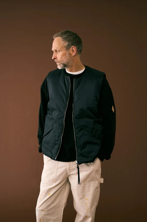melple メイプル Dreamy Crewneck Black
